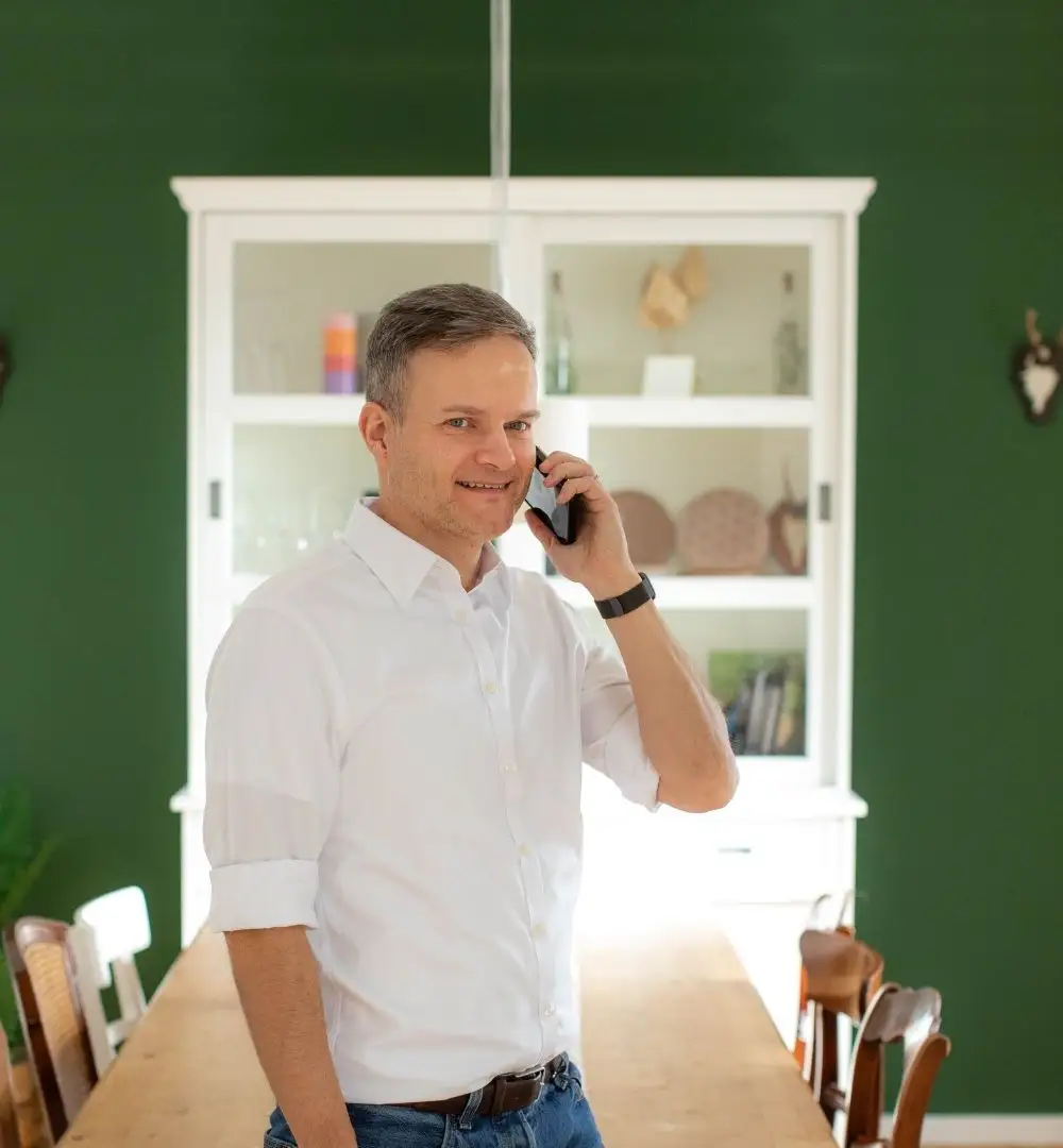 Karsten Stoll beim telefonischen Erstgespräch